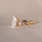 1.90Ct White Oval Cut Solitaire Birthday Gift Ring for Mother | Elegant Jewelry for Women