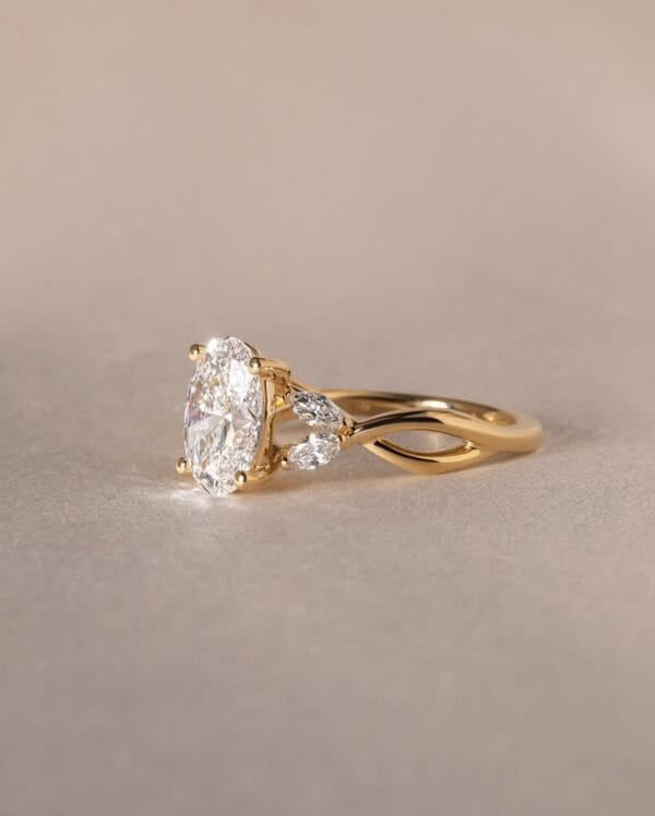 1.90Ct White Oval Cut Solitaire Birthday Gift Ring for Mother | Elegant Jewelry for Women