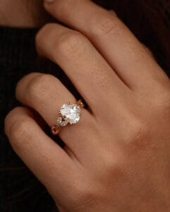1.90Ct White Oval Cut Solitaire Birthday Gift Ring for Mother | Elegant Jewelry for Women