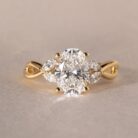 1.90Ct White Oval Cut Solitaire Birthday Gift Ring for Mother | Elegant Jewelry for Women