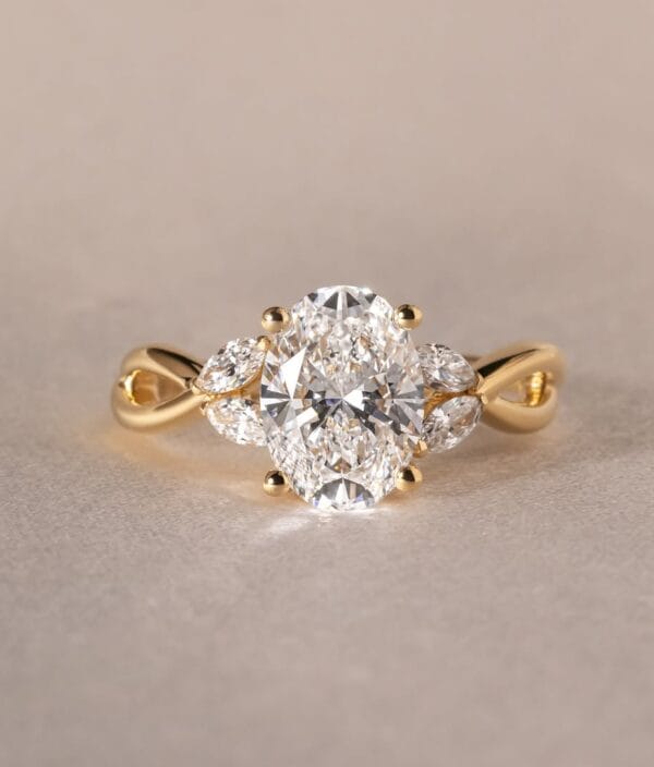 1.90Ct White Oval Cut Solitaire Birthday Gift Ring for Mother | Elegant Jewelry for Women