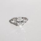 2Ct White Oval Cut Solitaire Engagement Promise Ring for Fiancée | Timeless Jewelry Gift for Women