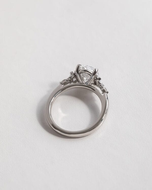 2Ct White Oval Cut Solitaire Engagement Promise Ring for Fiancée | Timeless Jewelry Gift for Women