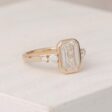 1.80Ct Emerald Cut Bezel Set Ring | Elegant Anniversary Gift Band for Wife | Modern Luxury Jewelry for Women