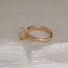 1.50Ct Round Cut White Solitaire Engagement Ring | Classic Six Prong Promise Ring for Her