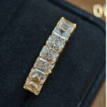 3.70Ct Radiant Cut White Full Eternity Band Ring | Elegant Wedding Gift Jewelry For Women