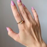 1.20TCW White Oval Cut Bezel Set Anniversary Gift Ring for Wife | Elegant Bypass Shank Ring for Women