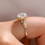 Elegant 1.80Ct White Oval Cut Solitaire Ring | Birthday Gift & Everyday Wear Jewelry For Women
