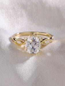 Elegant 1.80Ct White Oval Cut Solitaire Ring | Birthday Gift & Everyday Wear Jewelry For Women