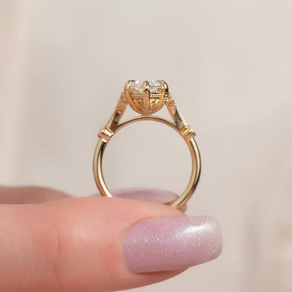 2.50Ct White Marquise Cut Solitaire Anniversary Ring | Vintage Classic Design for Women