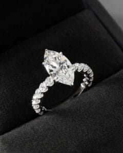 2.80Ct White Marquise Cut Solitaire Wedding Ring | Bridesmaid And Promise Gift for Her