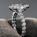 2.80Ct White Marquise Cut Solitaire Wedding Ring | Bridesmaid And Promise Gift for Her