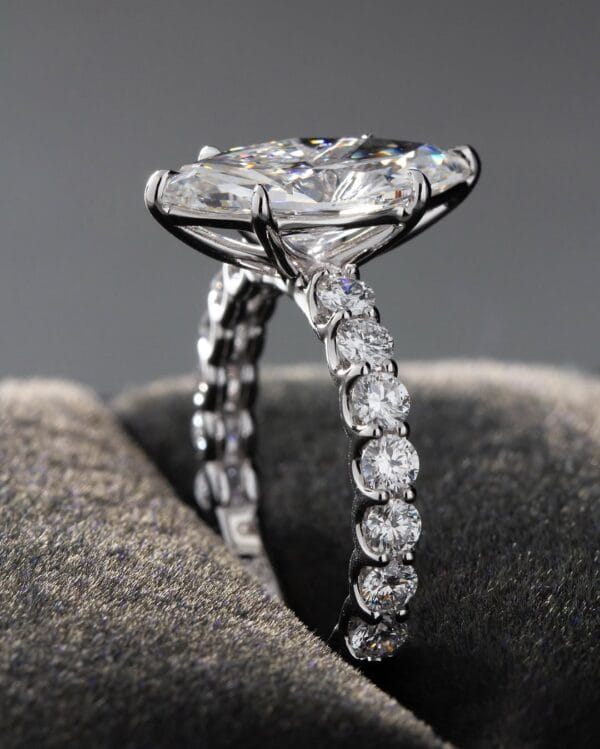 2.80Ct White Marquise Cut Solitaire Wedding Ring | Bridesmaid And Promise Gift for Her