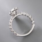 2.80Ct White Marquise Cut Solitaire Wedding Ring | Bridesmaid And Promise Gift for Her