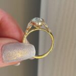 2Ct White Marquise Cut Bezel Engagement Ring | Elegant Proposal & Thank You Gift for Wife