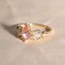 1.40Ct Pink Lozenge Cut Solitaire Cocktail Ring | Glamorous Party Wear Jewelry For Women