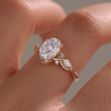 Elegant 1.80Ct White Oval Cut Solitaire Ring | Birthday Gift & Everyday Wear Jewelry For Women