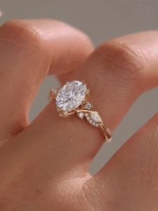 Elegant 1.80Ct White Oval Cut Solitaire Ring | Birthday Gift & Everyday Wear Jewelry For Women