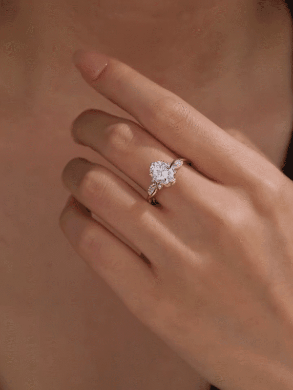 Elegant 1.80Ct White Oval Cut Solitaire Ring | Birthday Gift & Everyday Wear Jewelry For Women