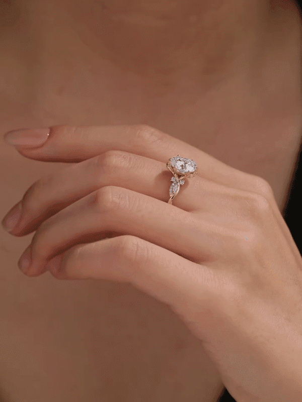 Elegant 1.80Ct White Oval Cut Solitaire Ring | Birthday Gift & Everyday Wear Jewelry For Women