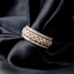2.50Ct White Marquise Cut Half Eternity Engagement Ring | Elegant Anniversary Band For Her