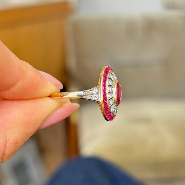 1.50Ct Pink Oval Cut Bezel Set Wedding Ring for Bridesmaid | Elegant Surprise Gift Jewelry for Women