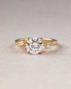 1.60Ct White Round Cut Solitaire Vintage Anniversary Ring For Wife | Classic Forever One Gift Jewelry For Her