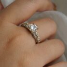 1.20Ct Round Cut Solitaire Engagement Ring | Promise Ring for Fiancee