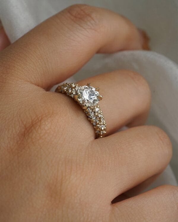 1.20Ct Round Cut Solitaire Engagement Ring | Promise Ring for Fiancee