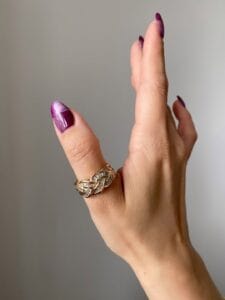 Baguette Cut Channel Set Half Eternity Band | Anniversary Ring for Wife