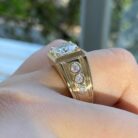 2.00Ct White Round Cut Men’s Solitaire Ring | Bold Engagement & Promise Jewelry