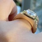 2.00Ct White Round Cut Men’s Solitaire Ring | Bold Engagement & Promise Jewelry