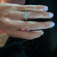 1.10Ct White Round Cut Halo Engagement Ring For Her | Elegant Proposal Jewelry Gift For Women