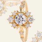 1.20Ct White Round Cut Solitaire Ring | Elegant Anniversary Gift & Timeless Jewelry for Her