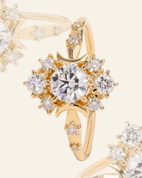1.20Ct White Round Cut Solitaire Ring | Elegant Anniversary Gift & Timeless Jewelry for Her