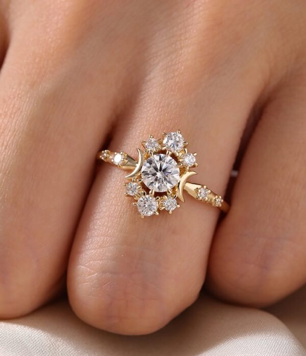1.20Ct White Round Cut Solitaire Ring | Elegant Anniversary Gift & Timeless Jewelry for Her