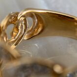 White Round Cut Half Eternity Cuban Link Wedding Band | Elegant Designer Jewelry for Women