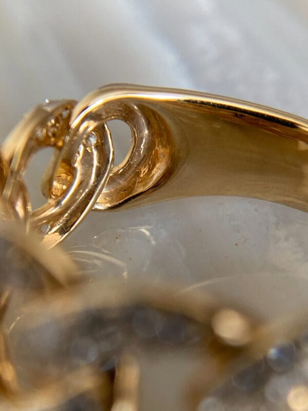 White Round Cut Half Eternity Cuban Link Wedding Band | Elegant Designer Jewelry for Women White Round Cut Half Eternity Cuban Link Wedding Band | Elegant Designer Jewelry for Women