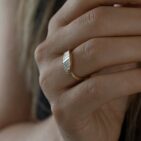 2.20Ct White Baguette Cut Channel Set Anniversary Ring for Wife | Elegant Everyday Jewelry for Women