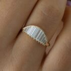 2.20Ct White Baguette Cut Channel Set Anniversary Ring for Wife | Elegant Everyday Jewelry for Women