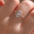 1.20Ct White Round Cut Solitaire Ring | Elegant Anniversary Gift & Timeless Jewelry for Her