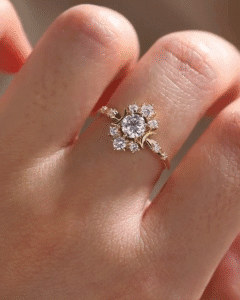 1.20Ct White Round Cut Solitaire Ring | Elegant Anniversary Gift & Timeless Jewelry for Her