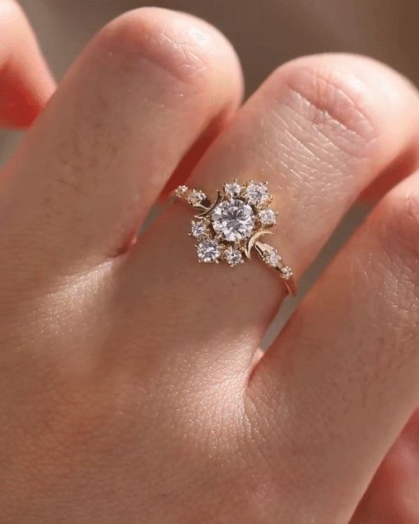 1.20Ct White Round Cut Solitaire Ring | Elegant Anniversary Gift & Timeless Jewelry for Her