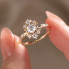 1.20Ct White Round Cut Solitaire Ring | Elegant Anniversary Gift & Timeless Jewelry for Her